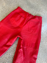 Load image into Gallery viewer, Red Leather Pants
