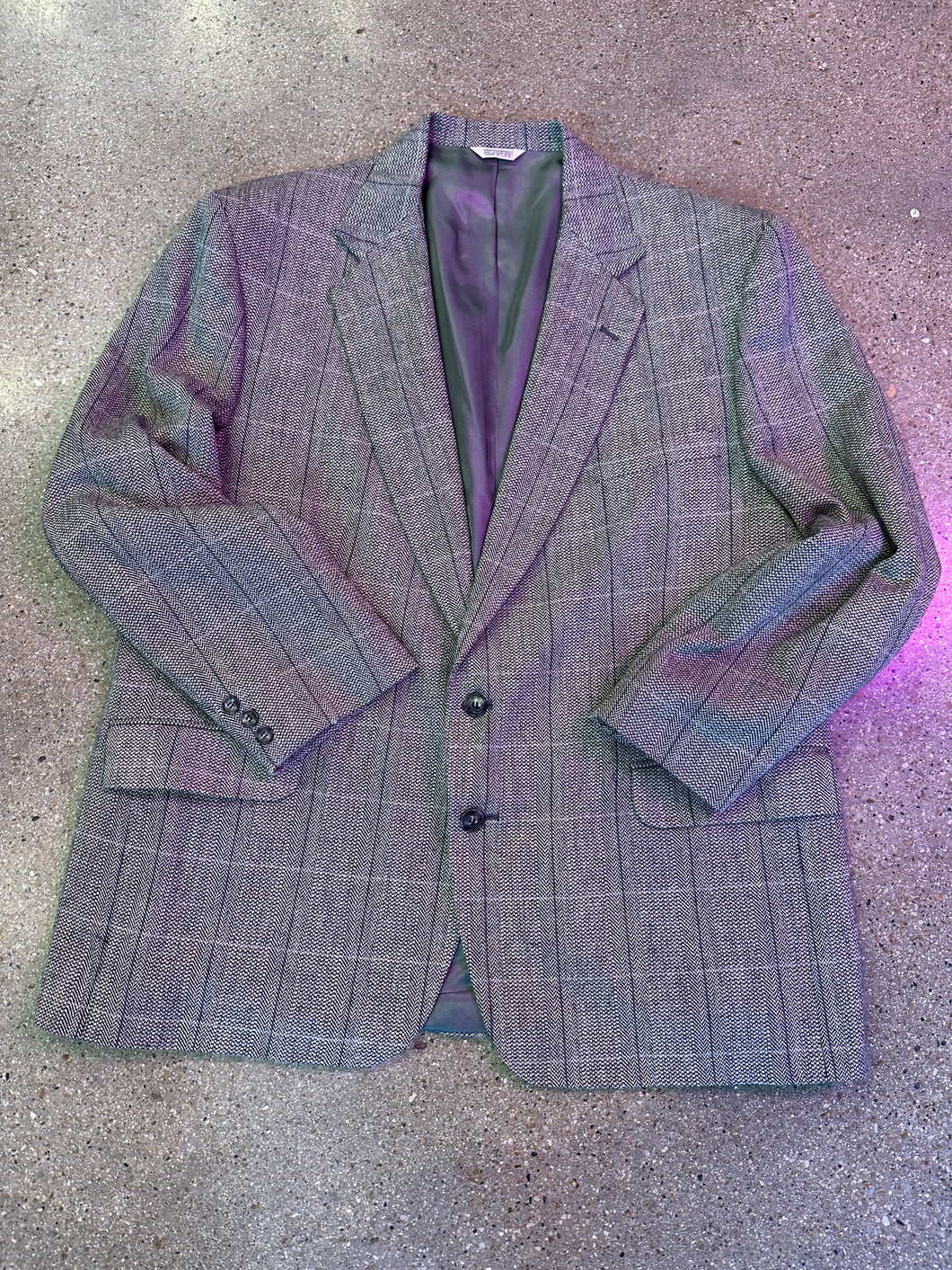Men’s Blazer Grey and White