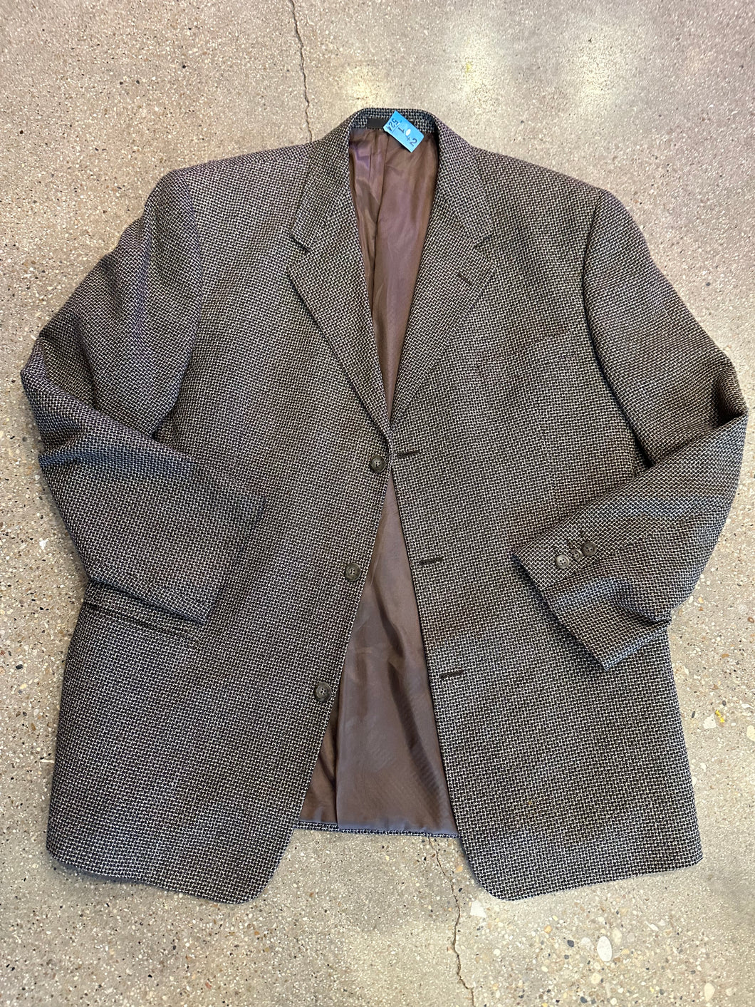 Tweed Men’s Blazer Brown
