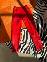 Load image into Gallery viewer, Red Leather Pants
