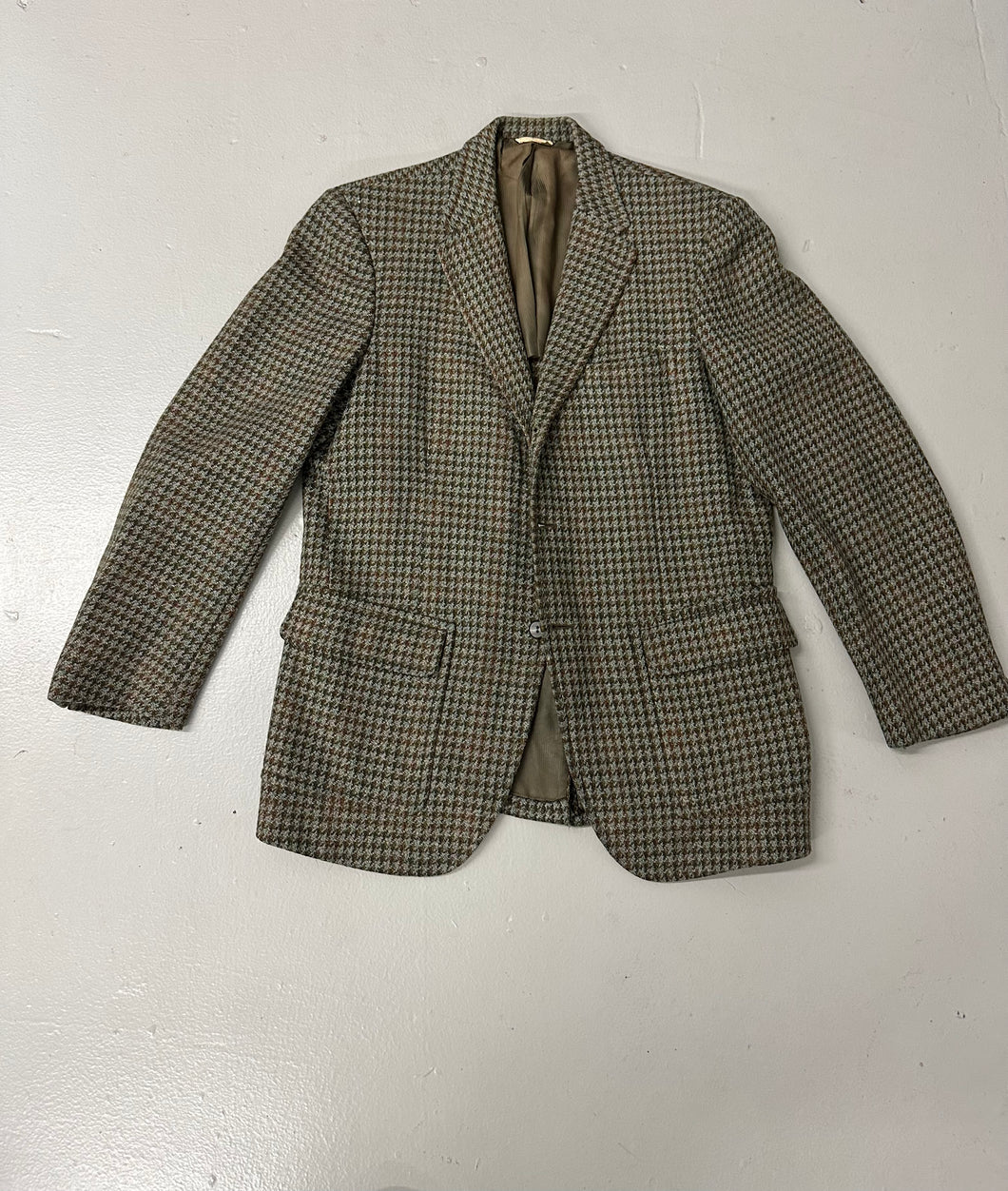 Green Checkered Blazer