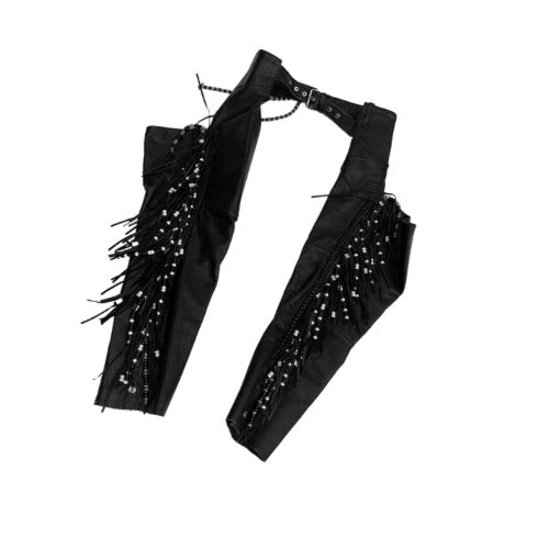 Leather Beaded Chaps