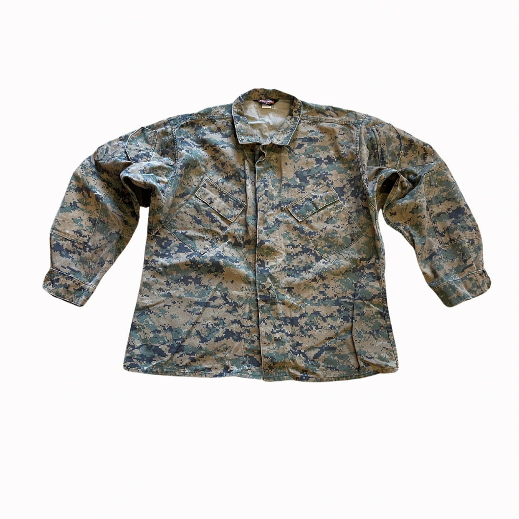 Digital Camo Shirt Jacket